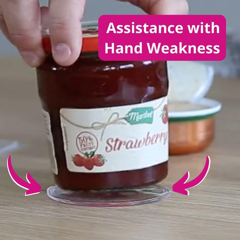 Non-Slip Grip Sticky Pad | One-Handed Jar and Can Opener | Set of 3 | Open Bottles, Cans, Jars with Ease