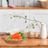 5 Pack AUEAR, Artificial Carrots Plastic Carrot Simulation Fruits Lifelike Fake Vegetables Model Teaching Photo