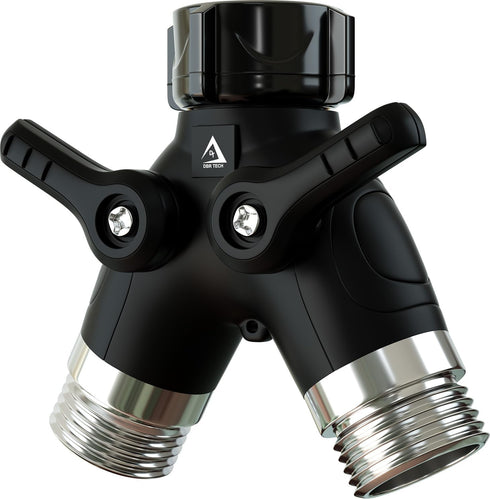 DBR Tech Garden Hose Splitter 2 Way Heavy Duty | Faucet Adapter