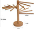 Valdus Wood Collapsible Homemade Household Noodle Dryer Rack Hanging Pasta Drying Rack for Home Kitchen