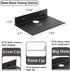 8 inch Small Metal Shelves for Wall, Self-Adhesive Floating Corner Shelves with Cable Clip, Wall Mounted, Renter