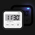 Kitchen Timers for Cooking, Magnetic Digital Timers 2 Pack for Classroom, Kids, Teachers, Black