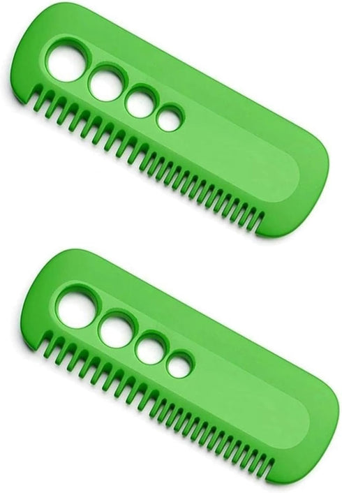 2Pcs Green Leaf Herb Stripper, Vegetable Eliminator Comb for Kale, Chard, Collard Greens, Kitchen Utensils