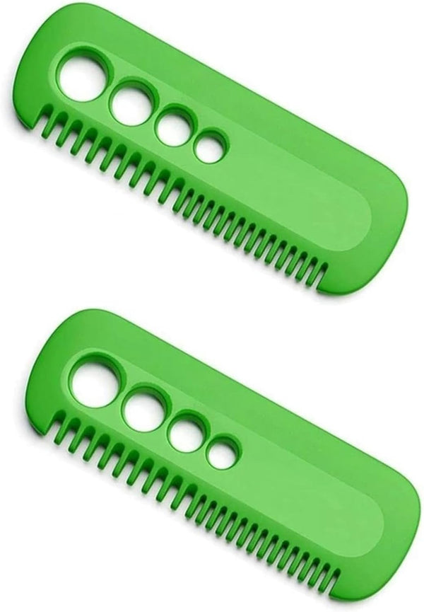 2Pcs Green Leaf Herb Stripper, Vegetable Eliminator Comb for Kale, Chard, Collard Greens, Kitchen Utensils