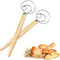 2 Pcs Danish Dough Whisk, Large Stainless Steel
