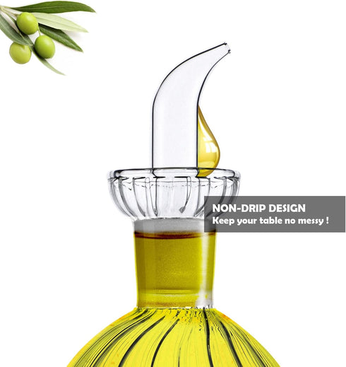 5 oz/150 ml HAIZEEN Olive Oil & Vinegar Dispenser with Non Drip Spout - Oil Pourer Dispensing Bottles Soap dispenser