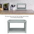 Bathroom Organizer Countertop, 2 Tier PP Hollow Storage Rack Shelf for Kitchen, Spice Rack, Cosmetic Organizer