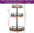 3-Tier Countertop Heavy-Duty Lazy Susan Organizer, Adjustable to Different Heights, Spice Rack, Upgraded Thickened