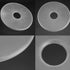 Fdit Premium Food Dehydrator, 13.5cm Diameter Non-Stick Round Silicone Sheets for Fruit Dryer and Leathers