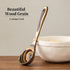Gudamaye Pakkawood Deep Soup Ladles, 10.6 Inch Big Soup Ladle for Cooking, Wooden Spoon for Kitchen