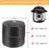 Air Fryer Cover for 6 Quart Instant Pot and Electric Pressure Cooker with Pocket, Dust-Proof Cover, Black