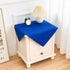 2 Pack 24X24 Inch Small Square Table Cloth Royal Blue Tablecloth Washable Polyester Solid Table Cover for Night Stand