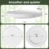 Turntable Vanity Tray 10 Inch for Perfume, Bamboo Kitchen Sink Countertop Organizer for Glass, Sponge, Soap Storage