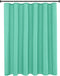 Biscaynebay Quality Fabric Shower Curtain Liners, 72 Inch Teal Water Resistant Bathroom Curtains