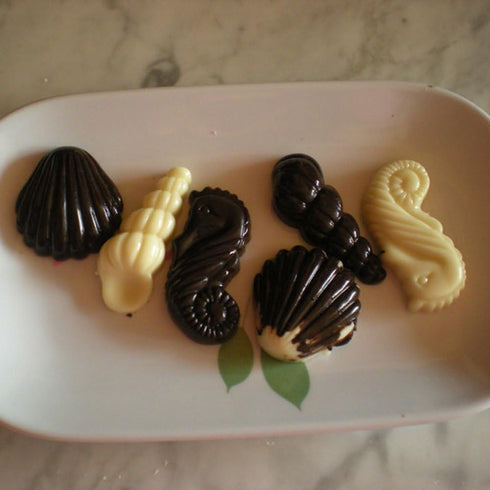 Polycarbonate Chocolate Mold - DIY Handmade Candy Mould with 5 Shell Styles for Pastry Tools Bakeware