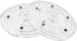 2 Pack 4 Inch Clear Mini Turntable Organizer, Acrylic Rotating Tray for Kitchen Table Spice Rack, TV Laptop