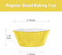 Gifbera Gold Foil Muffin Cupcake Liners, Standard Size, 100-Count