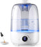 Homvana Humidifiers for Bedroom Diffusers - Top Fill 3.5L Cool Mist Humidifier