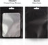 100Pcs Black Smell Proof Bags, Resealable Mylar Bags with Clear Window for Food Storage, Candy, Jewelry (3.5 x 6.2 Inch)