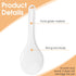 Giantree 2 7.7 Inch Pcs Plastic Rice Paddle, Non-Stick White Rice Spoon Scooper for Cookers
