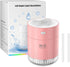 2 Portable Small Humidifiers for Bedroom Baby, Rechargeable Mini Cool Mist Plant Humidifier for Plants, Quiet Desktop