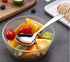 18/8 Stainless Steel Adult Soup Spoon Big Round Spoons Large Heavy Weight Dinner Spoon 4-Piece (7.2Inch)