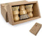 Palm Dish Brush - Bamboo Full Circle Dish Brush 3 Packs, Mini Pot Brush Natural Scrubber Cleaning Kit for Pots and Pans