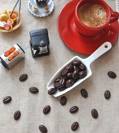 4 x 55 Mini Coffee Beans Chocolate Mold - Food-Grade Silicone Bakeware Mould for DIY Cake Decoration