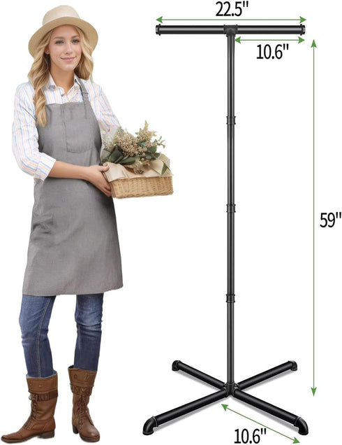 4 Plant Hanger Indoor, Hanging Plant Stand Heavy Duty Metal Standing Plant Hanger with Hooks Hanging Plant Holder