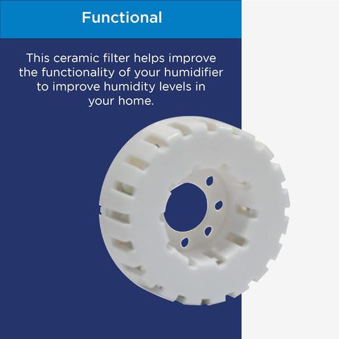Westinghouse Humidifier Replacement Filter, Set of 4 Ceramic Ball Filters with Honeycomb Filtertrap System
