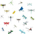 Small Size Anti-Collision Window Clings, Glass Reminder Static Decals to Avoid Bird Strikes, 20 Pieces