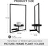 2-pack) Sisher Plant Stand Indoor Outdoor,Window Plant Shelf Picture Frame Wall Plant Stand Metal Wall Plant Shelf Ease