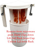 WowBacon Wow Microwave Bacon Cooker - with Locking Lid and Easy Grip Handle makes cooking bacon a Joy! Made in USA!