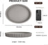 Vomktvcsr 13" Oval Tray for Coffee Table Dcor Concrete Modern Decorative Trays Home Dcor Accents -Circle Coffee Table