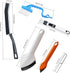 Crevice Cleaning Brush, Hard Bristle 3 in 1 Multifunctional Cleaning Brushes for Small Spaces
