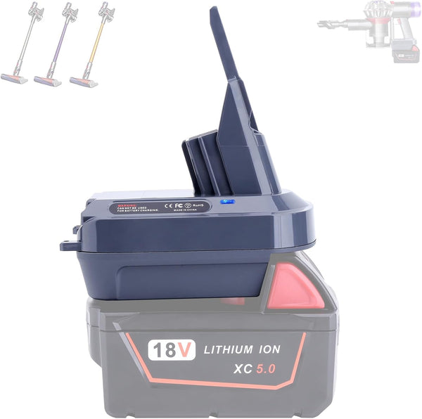 Dyson V8 Battery Adapter for Milwaukee M18 18V Battery, Convert for Dyson V8 SV10 Animal Handheld Vacuum