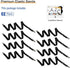 Adjustable Bed Sheet Straps Clips, 8Pcs Black Elastic Fasteners for Mattress, Sofa, Table Cloth