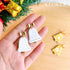 Keoker Christmas Polymer Clay Cutters - 11 Shapes for Earrings, Winter Clay Cutters, Christmas Clay Cutters