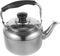 KALLORY 1pc Stainless Steel Teapot, Water Kettle for Stove Top Camping