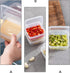 Cheese Storage for Fridge, 2 Pcs Airtight Utensil Holder, Deli Meat Saver Butter Boxes, Meal Prep Container for Kitchen