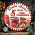 Generic 8x8 inch Jams Jellies Fresh Strawberries Aluminum Round Sign Vintage Strawberries Metal Signs Suitable for Home