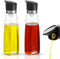 Premium Glass Olive Oil and Vinegar Dispenser Bottles Set, 2-Piece 16oz Kitchen