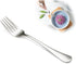 SANTUO Stainless Steel Dinner Forks Set - 12PCS Salad Forks Silverware with Round Handle, Dishwasher Safe