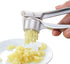 Garlic Press Heavy Duty Stainless Zinc Alloy Mashed Garlic Crusher Peeler Chopper Maker