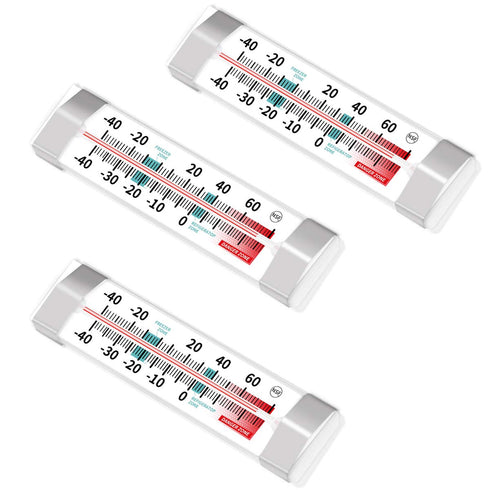 Fridge Refrigerator Freezer Thermometer, 3 Pack