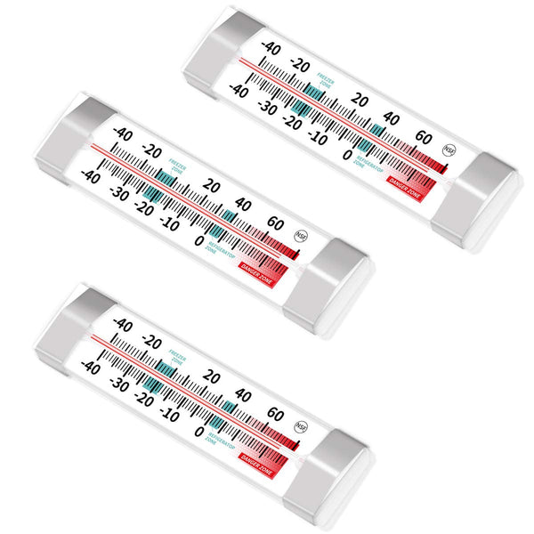 Fridge Refrigerator Freezer Thermometer, 3 Pack