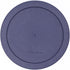 CIBI 6PK Food Storage Container Lids (4 Cups, Blue) for Pyrex and Anchor Round Glass Containers, Dishwasher Safe