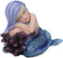 Ebros Under The Sea Blue Child Mermaid Sleeping On Coral Statue, Enchansia Mergirl Decorative Figurine