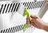 2pcs Hand-held Groove Gap Cleaning Tools, Green, for Door Window Track Kitchen Cleaning
