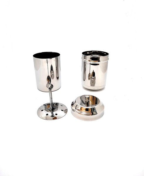 KERAM South Indian Coffee Drip Maker, Permanent Reusable Phin Filter for 3-4 Serving Cup, 6.6 Oz (200 ml)